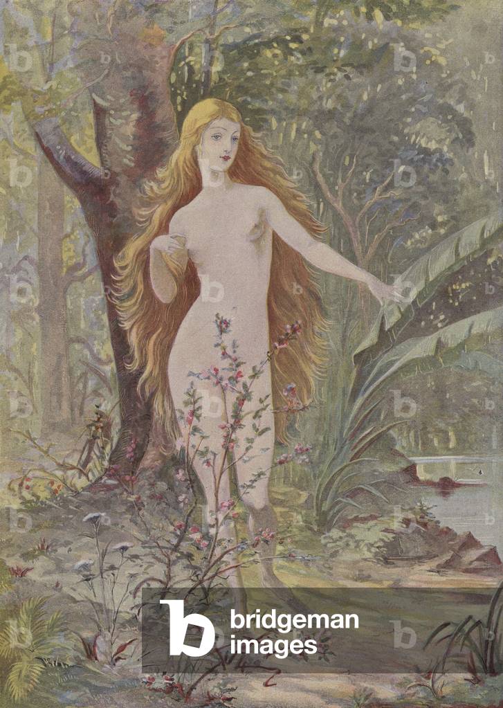 La Naissance de la Femme (colour litho)