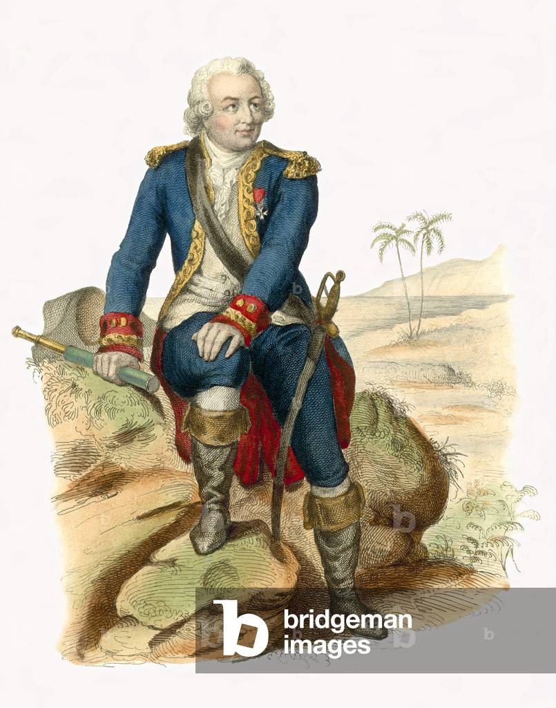 Bougainville (coloured engraving)