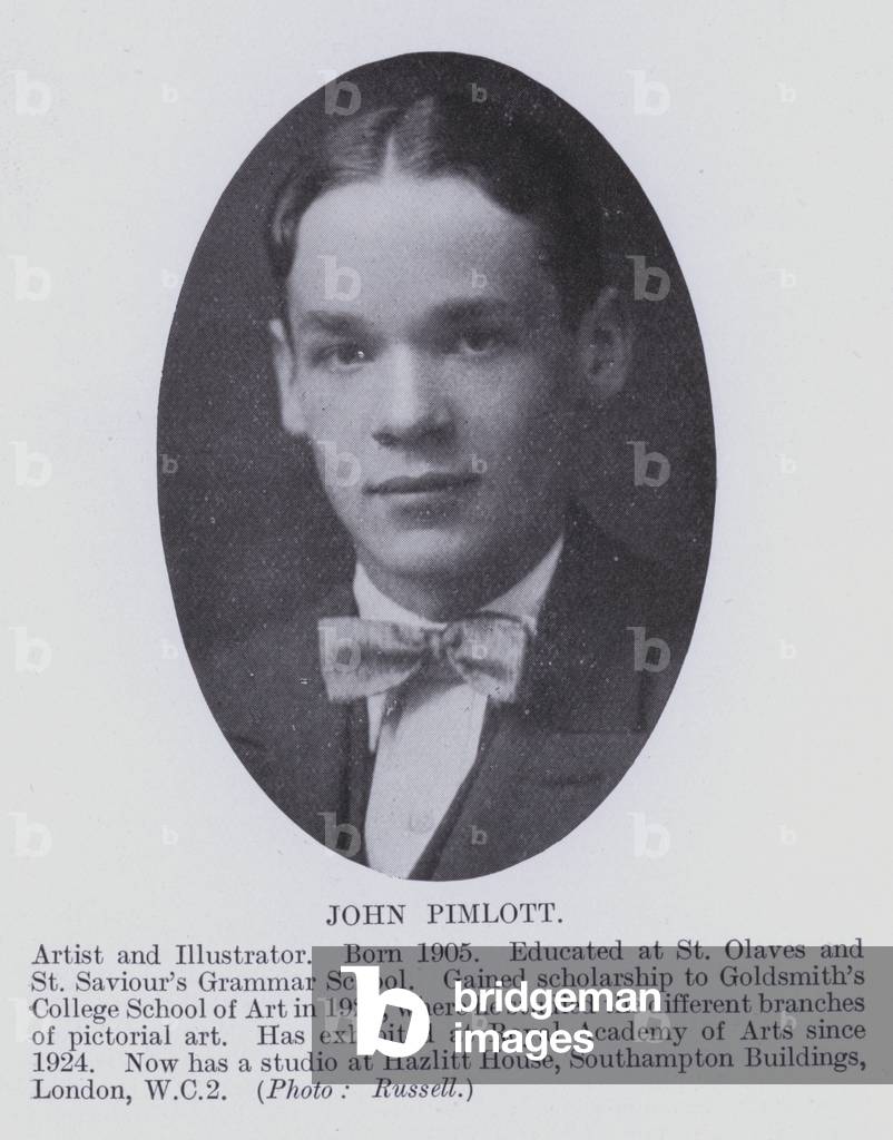 John Pimlott (b/w photo)