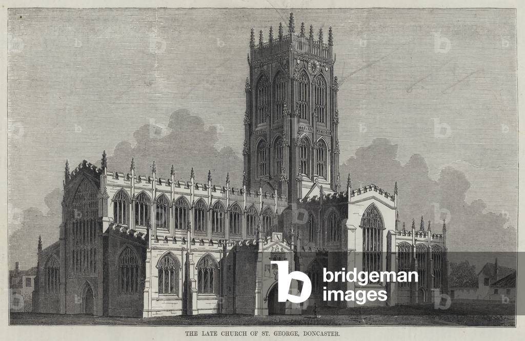 The Late Church of St George, Doncaster (engraving)