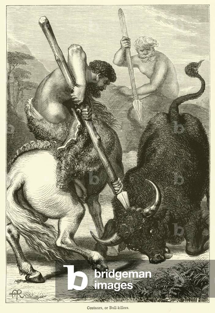Centaurs, or Bull-killers (engraving)