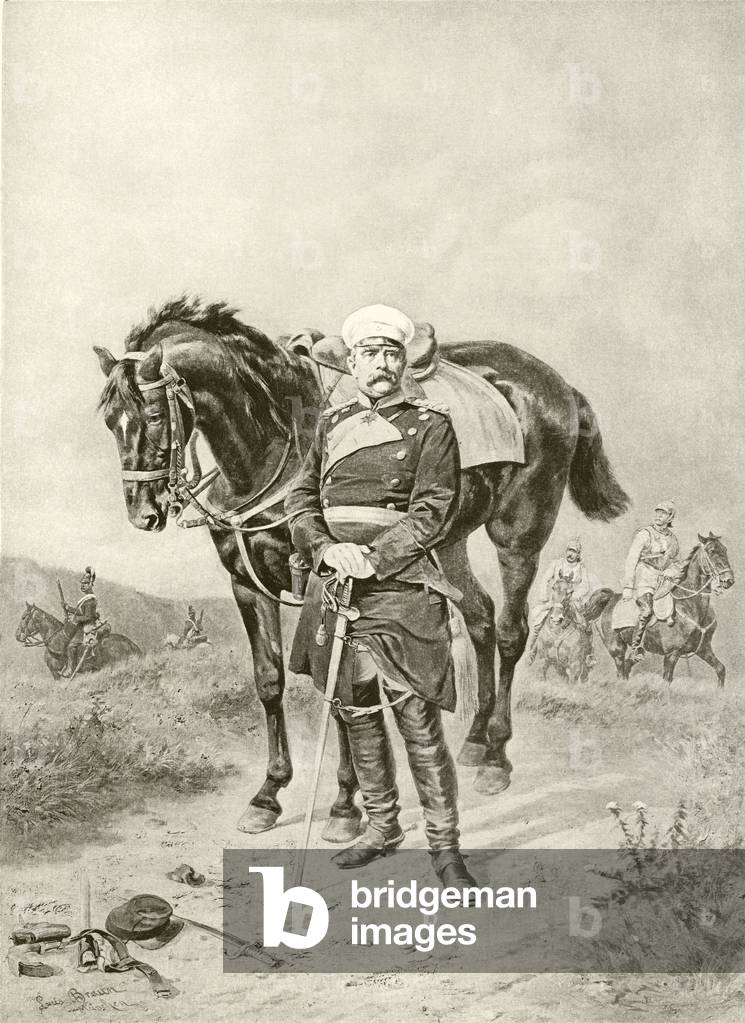 Bismarck before Paris (gravure)