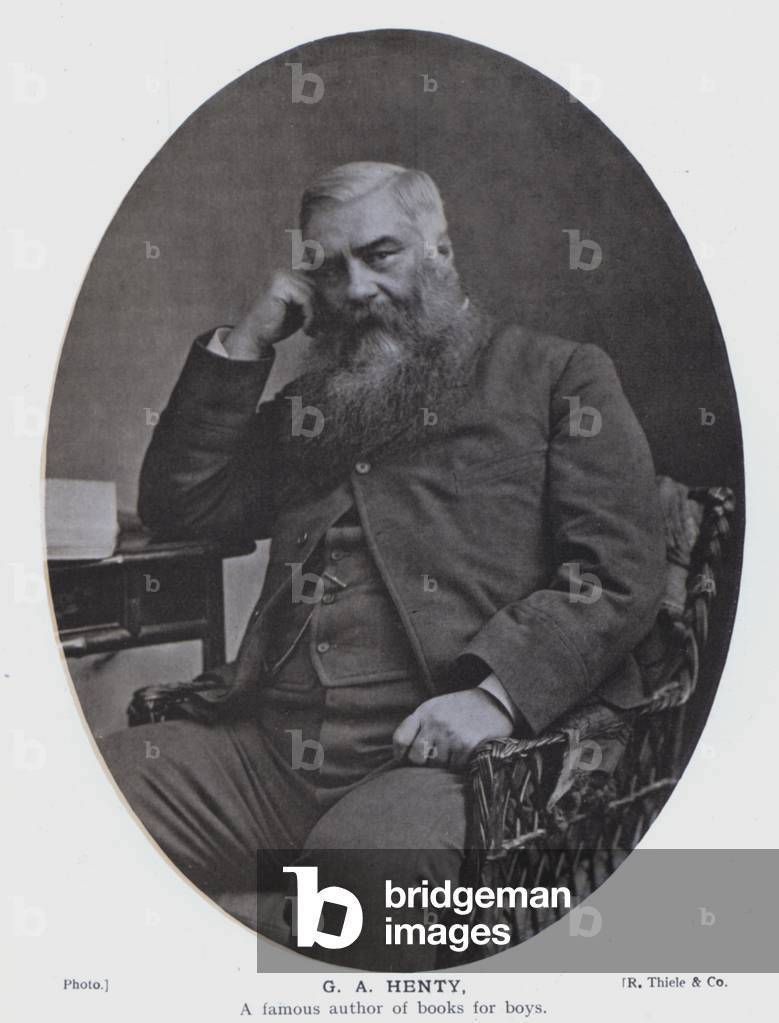 G A Henty (b/w photo)