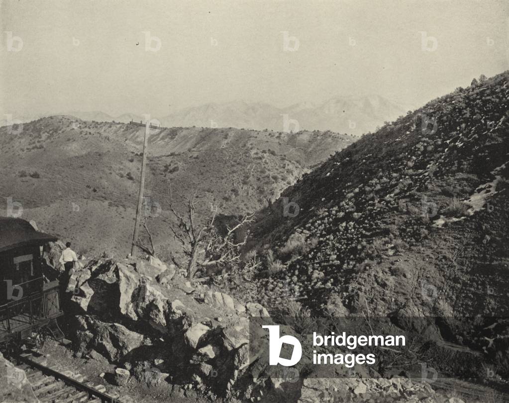 Mount Nebo, Utah (b/w photo)
