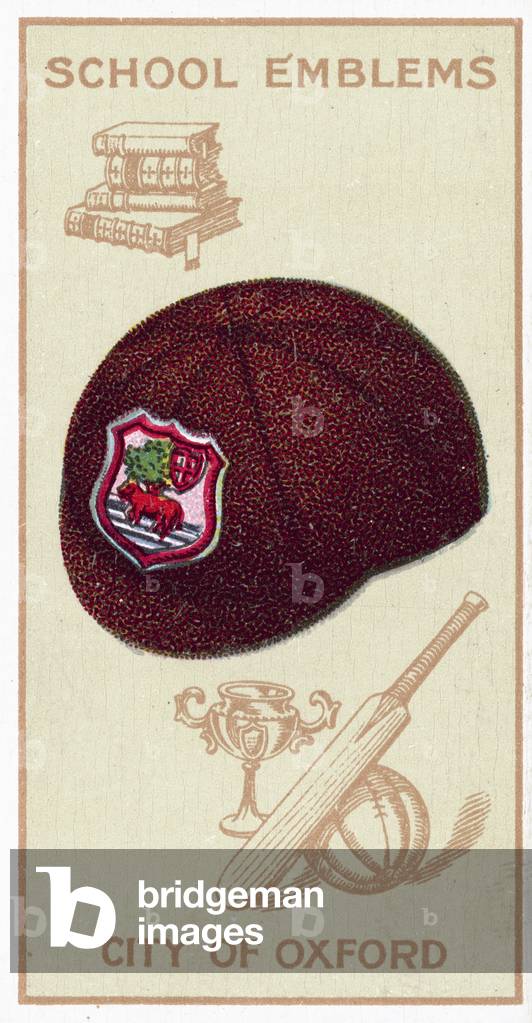 City Of Oxford School, George Street, Oxford (colour litho)