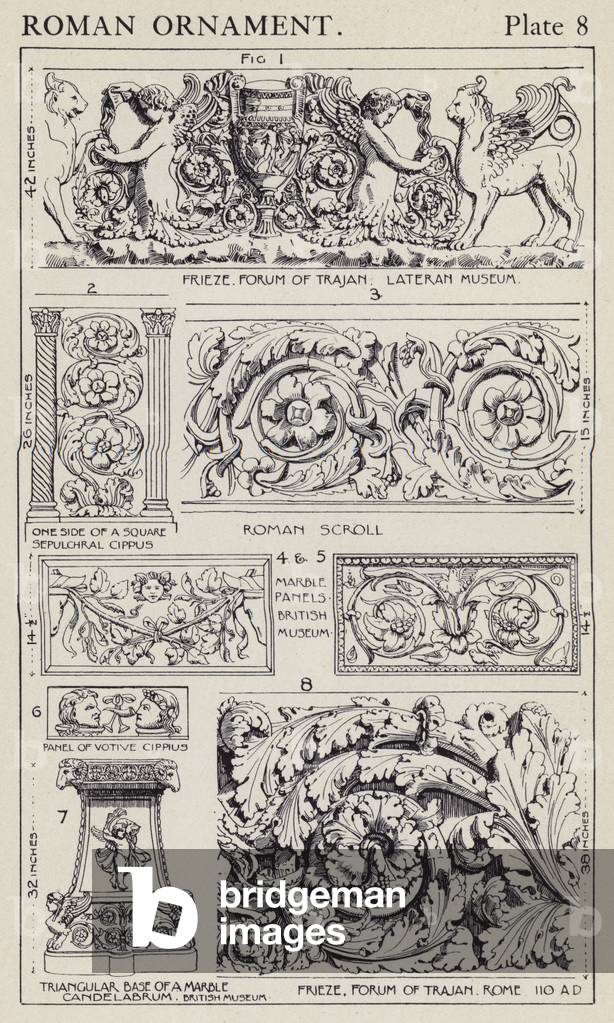 Roman Ornament (litho)