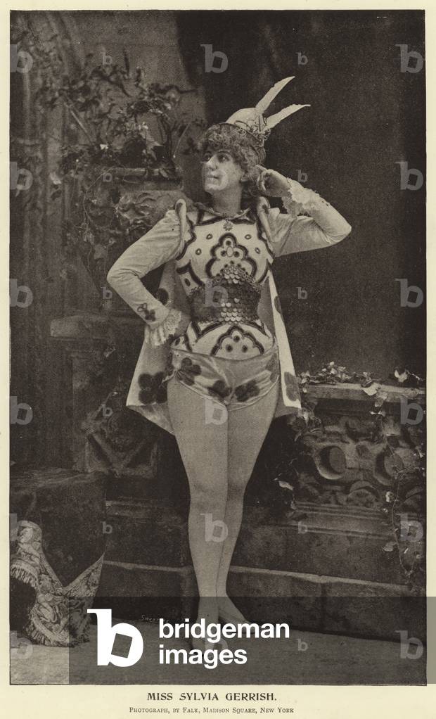 Miss Sylvia Gerrish (b/w photo)