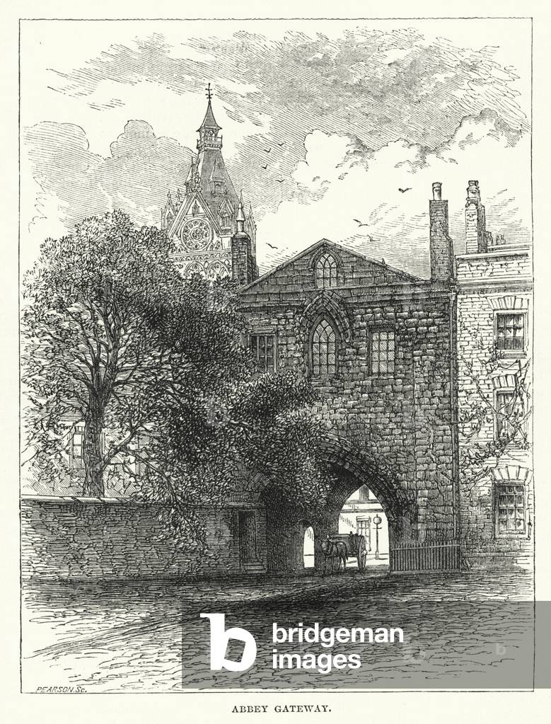 Abbey Gateway (engraving)