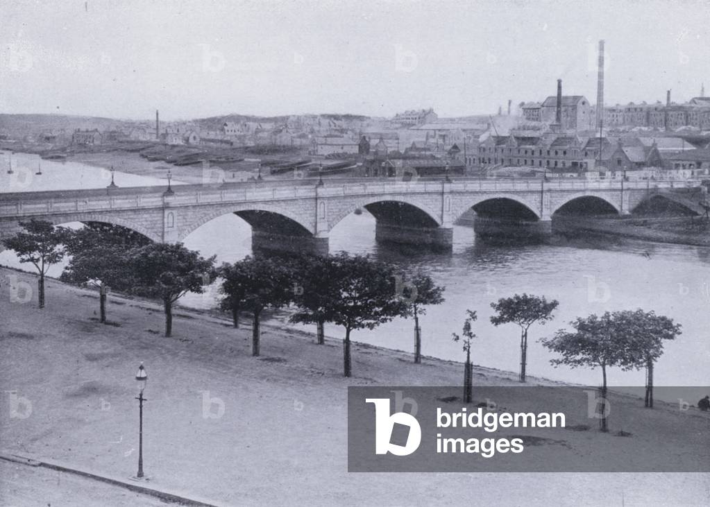 Aberdeen: Victoria Bridge and Torry (b/w photo)