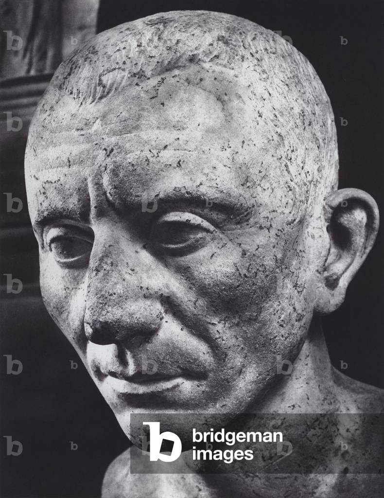 Roman Portraits: Male Portrait (b/w photo)