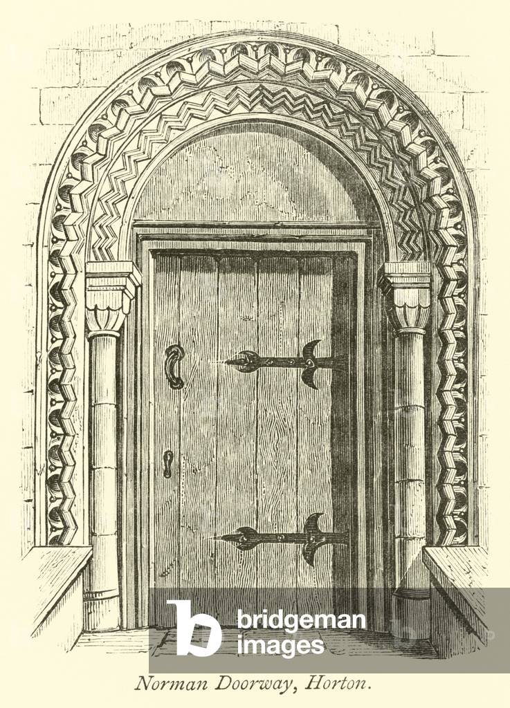 Norman Doorway, Horton (engraving)