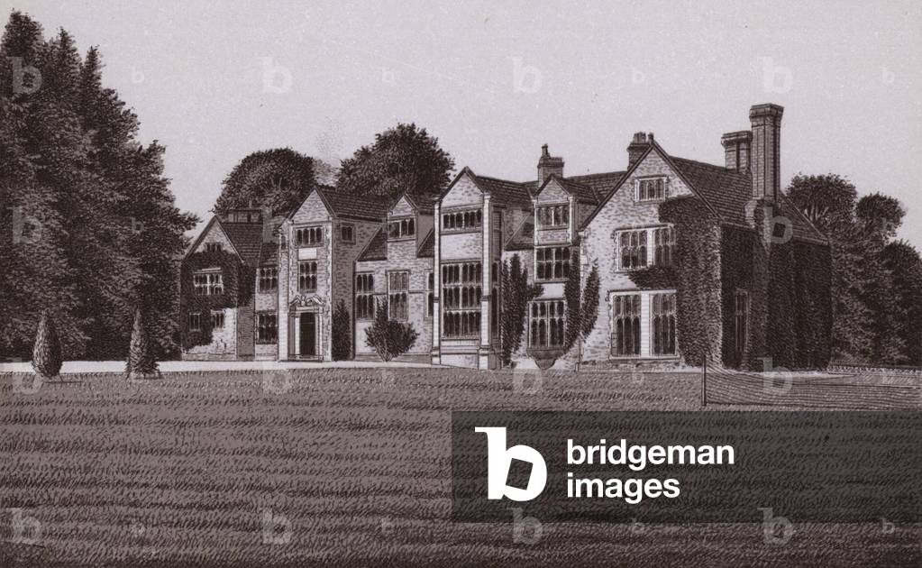 Loseley, Front, near Guildford (litho)