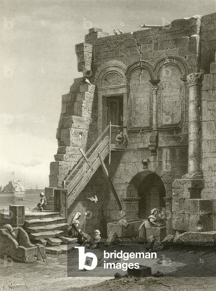 Virgil's House, Brindisi (engraving)
