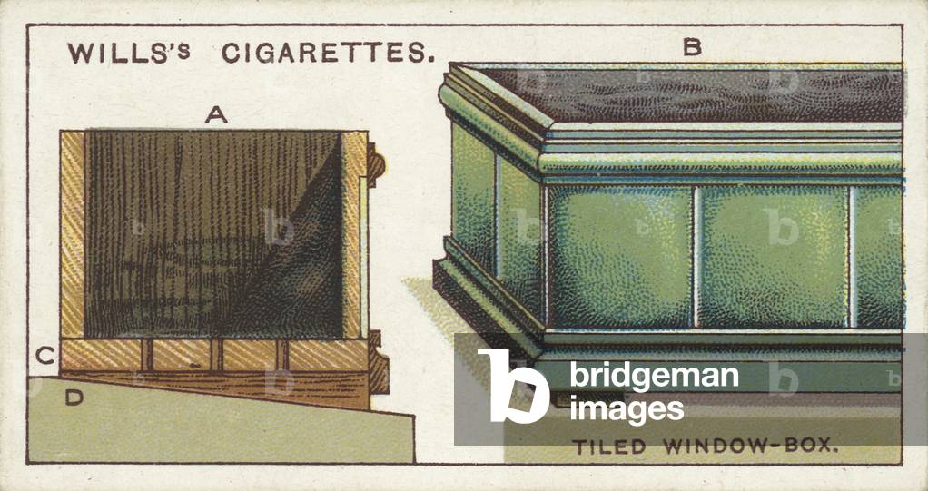 Household Hints, Tiled Window-box (chromolitho)
