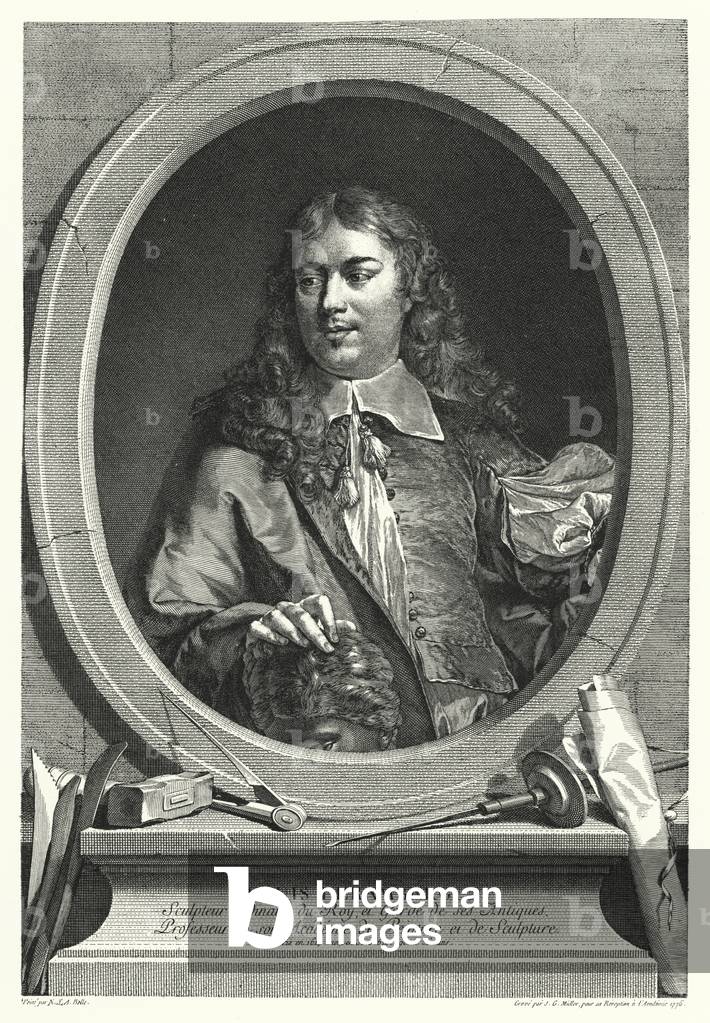 Louis Lerambert, French sculptor (engraving)