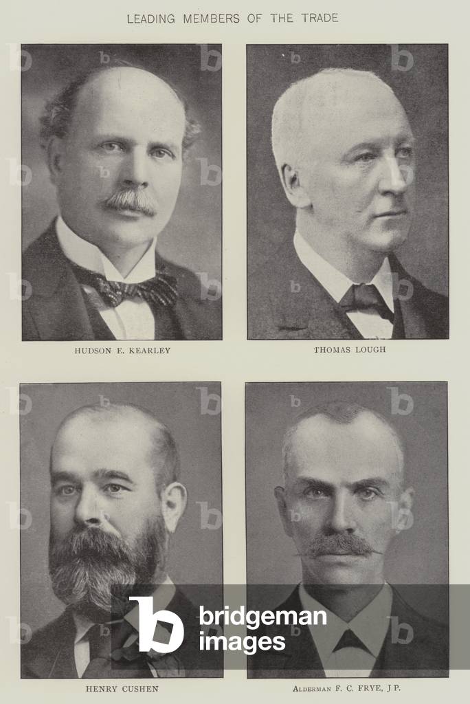 Leading members of the grocers' trade (b/w photo)