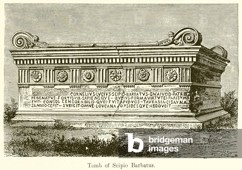 Tomb of Scipio Barbatus (engraving)