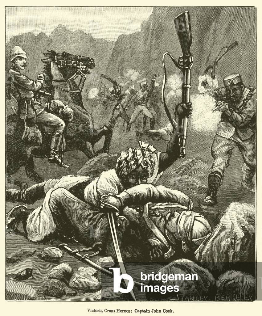 Victoria Cross Heroes, Captain John Cook (engraving)