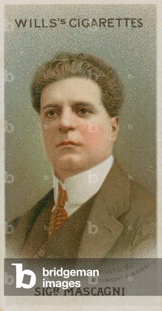 Pietro Mascagni (chromolitho)