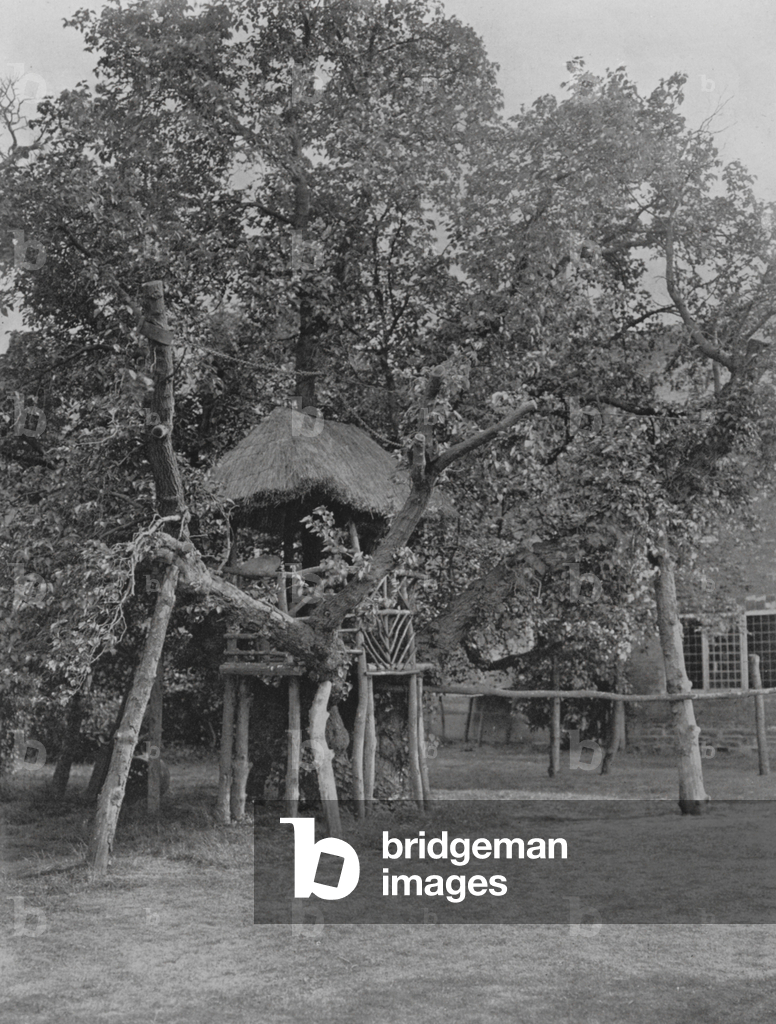 Summer House at Clifford Chambers, Warwickshire (b/w photo)