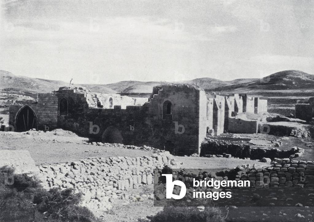 The Church of St John at Samaria (b/w photo)