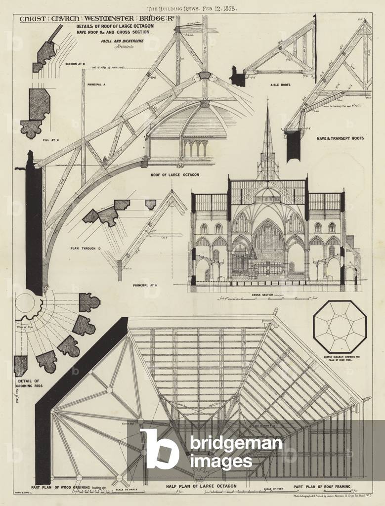 Christ Church, Westminster Bridge Road (engraving)