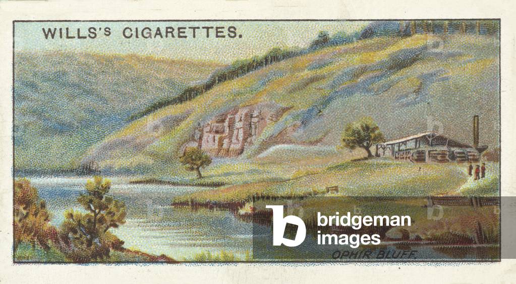 Australia, Ophir Bluff, New South Wales (chromolitho)