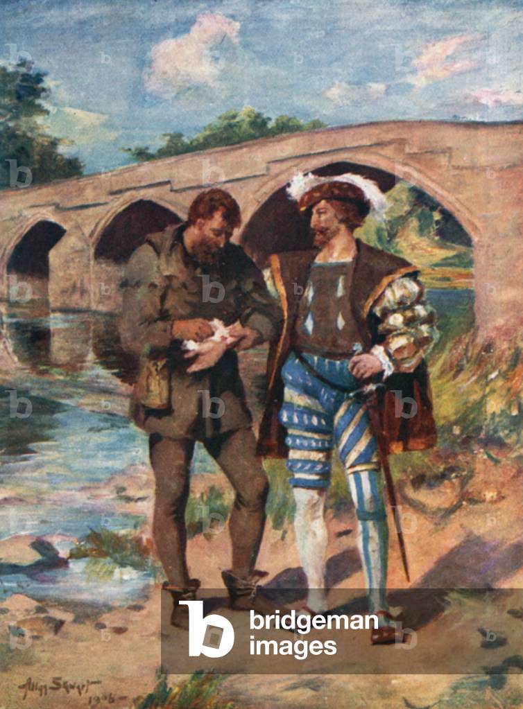 Jock Howieson and the Gudeman of Ballengeich (colour litho)