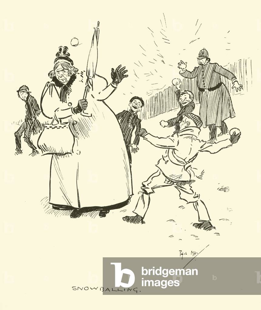 Illustration for Phil May's Gutter-Snipes (lithograph)