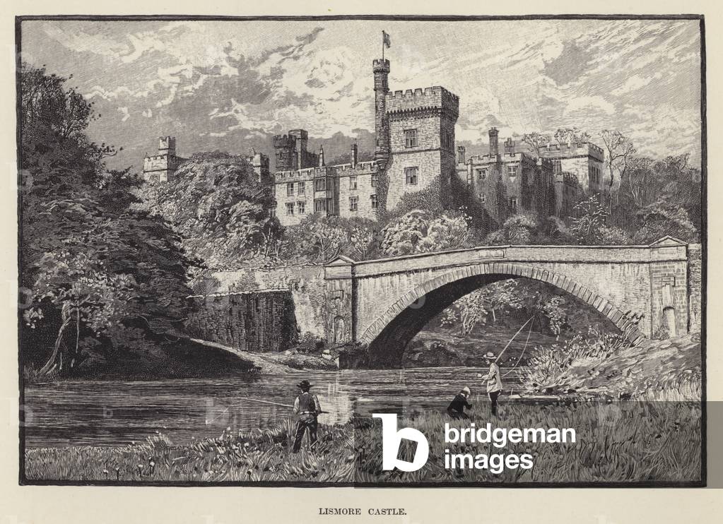 Lismore Castle (litho)