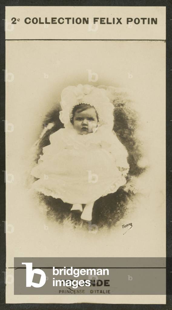 Yolande, Princesse D'Italie, 1901 (b/w photo)