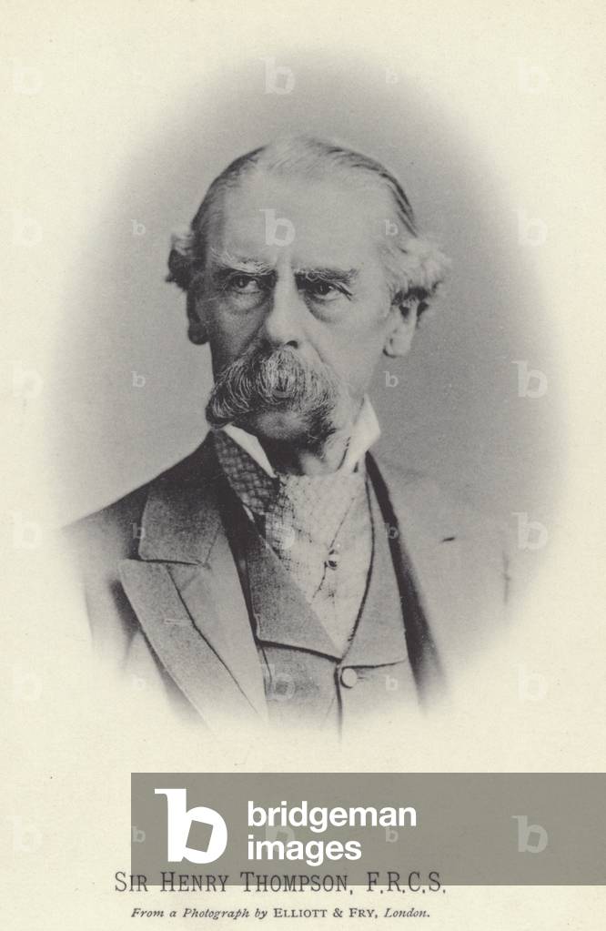Sir Henry Thompson, FRCS (b/w photo)