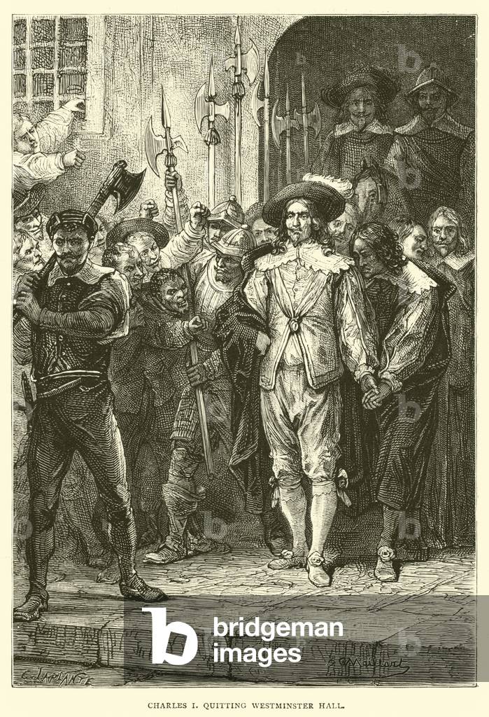 Charles I quitting Westminster Hall (engraving)