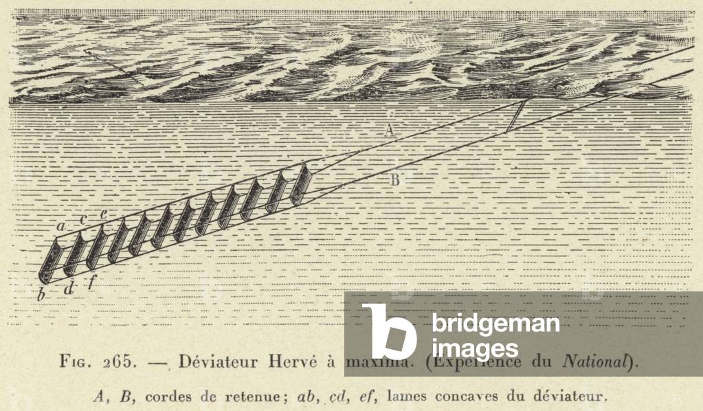 Deviateur Herve a maxima, (Experience du National) (engraving)
