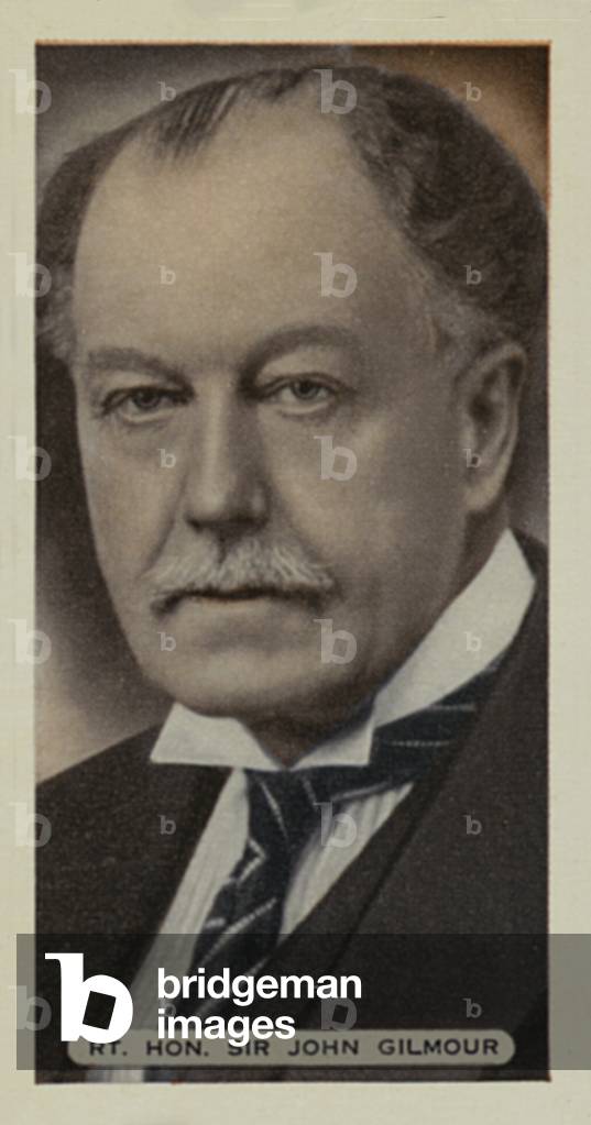 Right Honourable Sir John Gilmour (coloured photo)