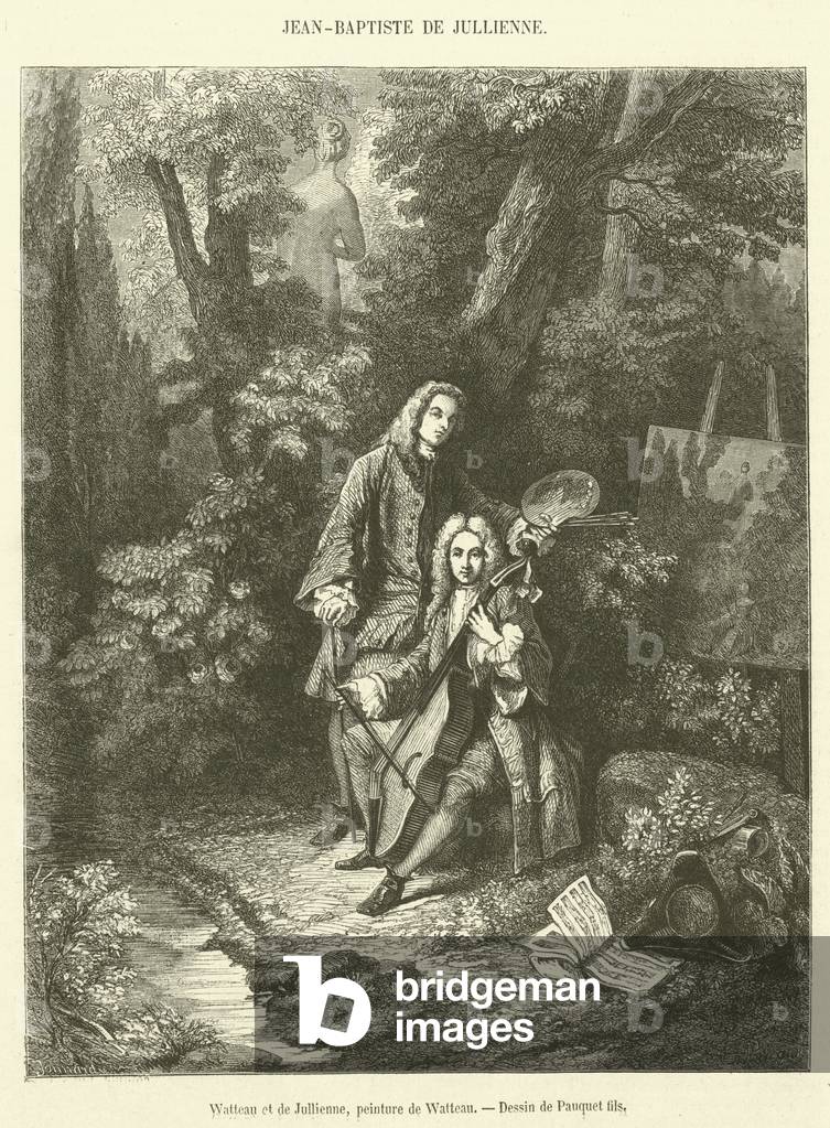 Watteau et de Jullienne (engraving)
