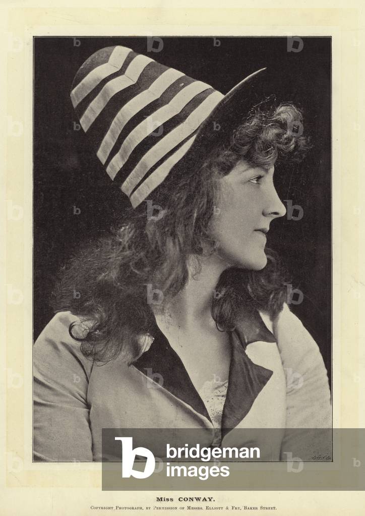 Miss Conway (b/w photo)