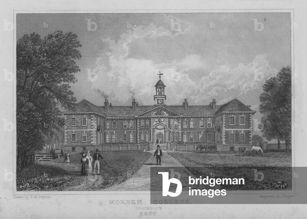 Morden College, Blackheath, Kent (engraving)