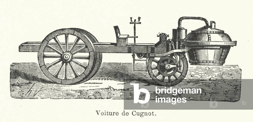 Voiture de Cugnot (engraving)