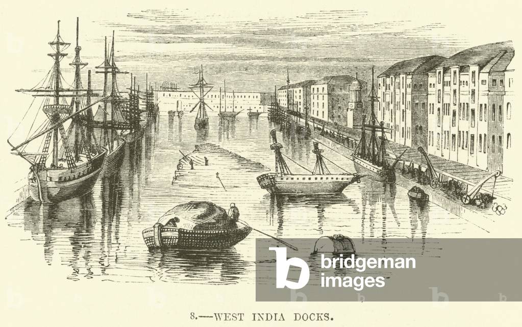 West India Docks (engraving)