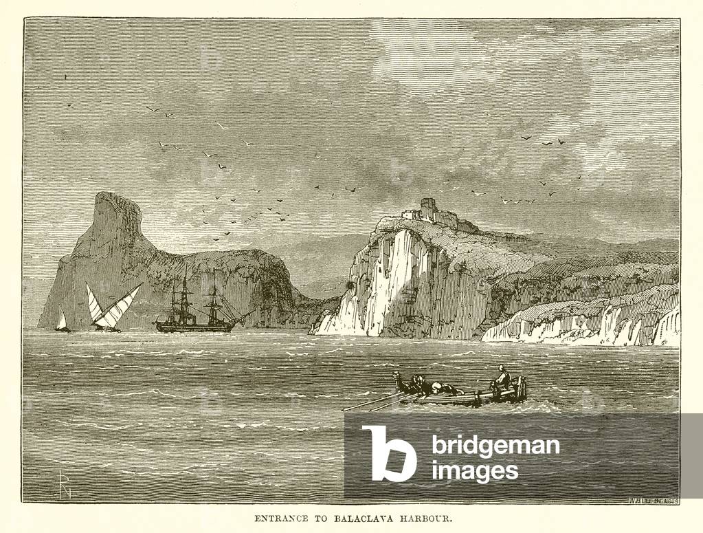 Entrance to Balaclava Harbour (engraving)