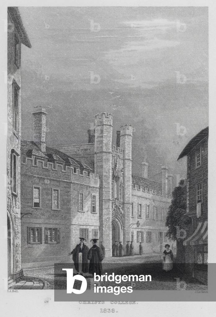 Christ's College, 1838 (engraving)