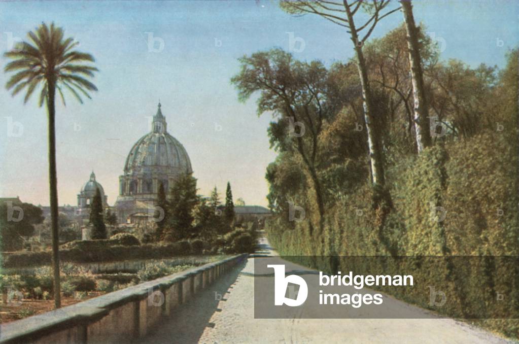 Giardino Vaticano, Vatican Gardens (colour photo)
