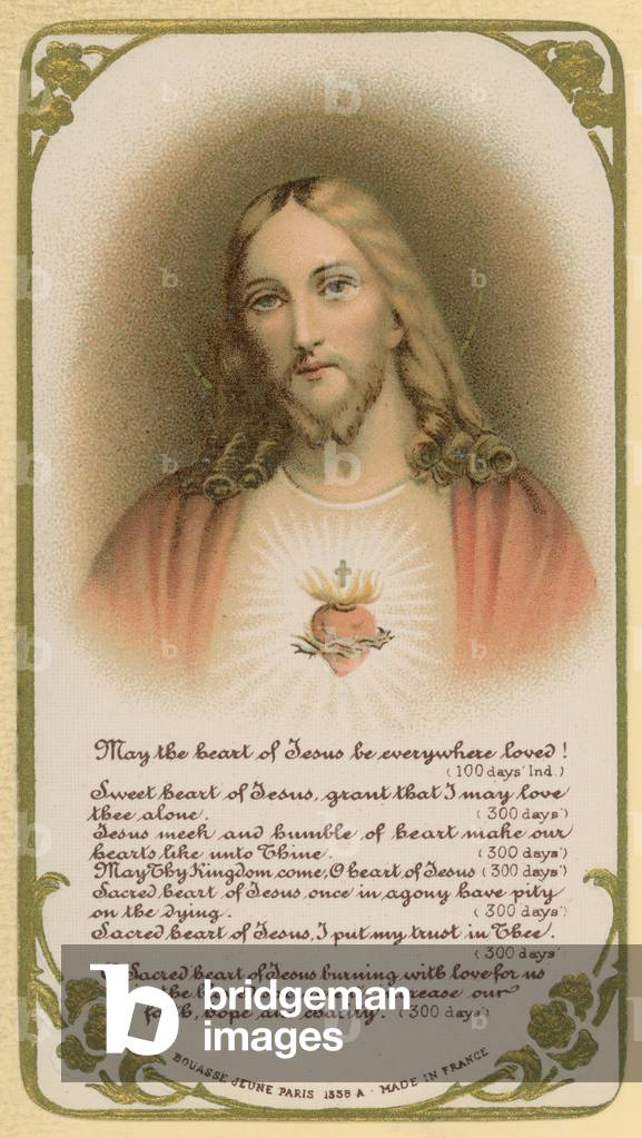 May the heart of Jesus be everywhere loved! (chromolitho)