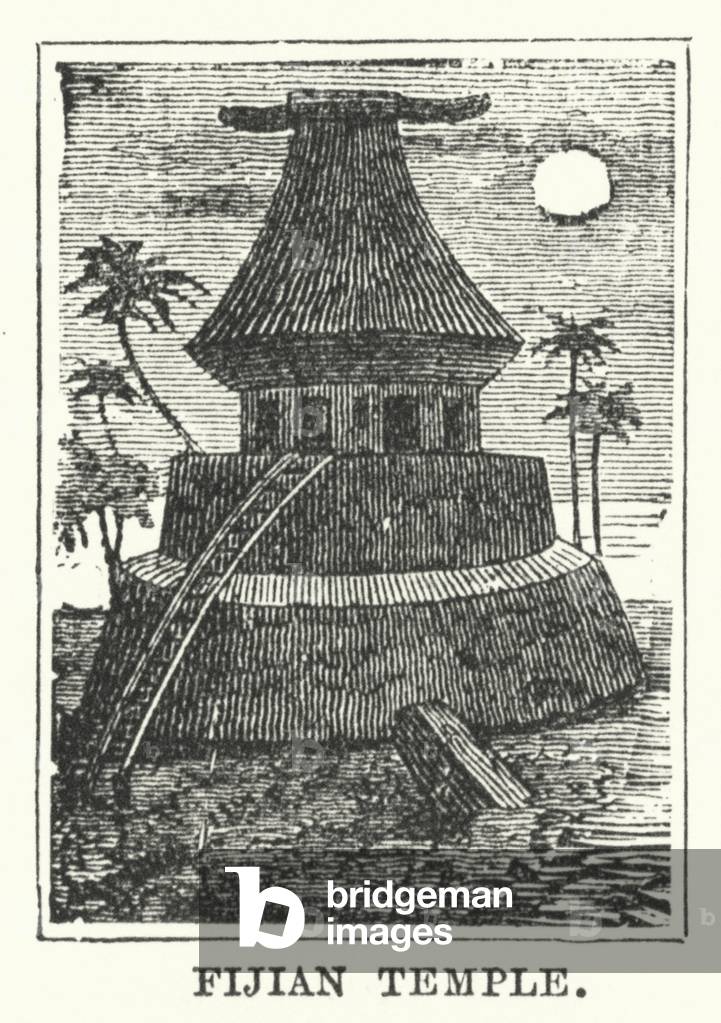 Fijian Temple (engraving)