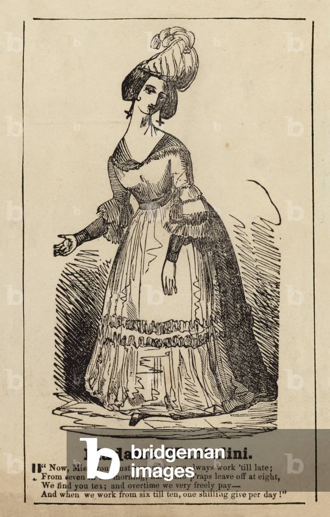 Madame Mantalini from Nicholas Nickleby (engraving)