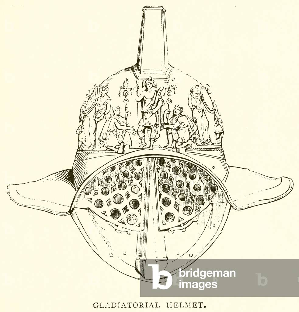 Gladiatorial Helmet (engraving)