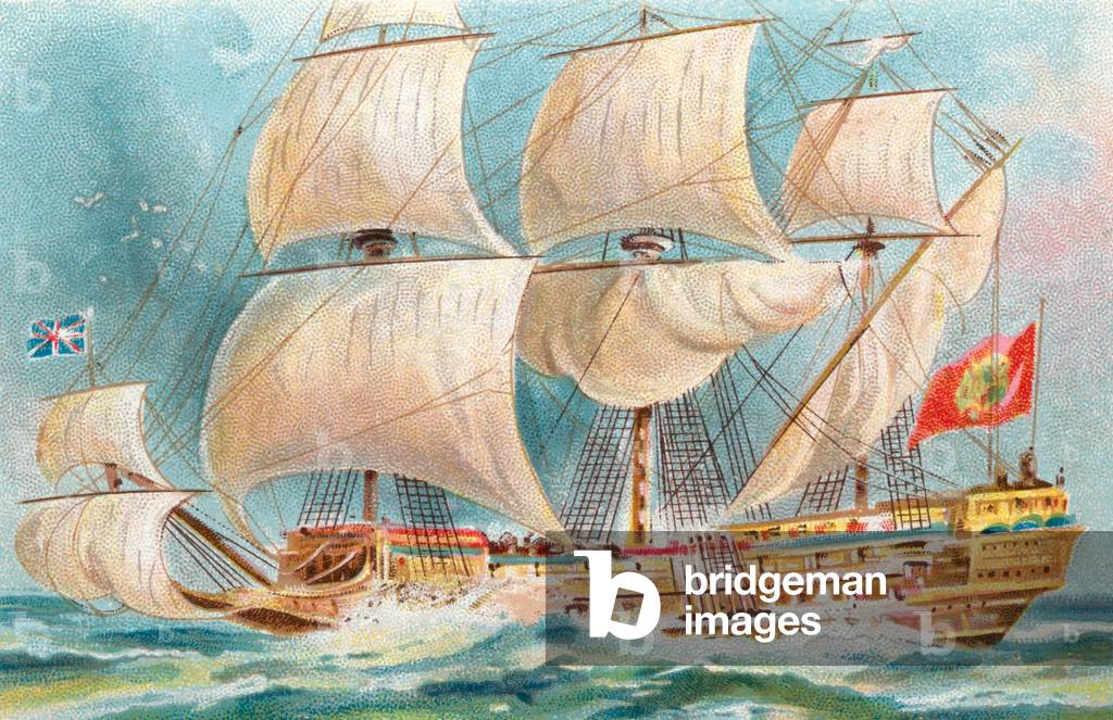 The Sovereign of the Seas (chromolitho)