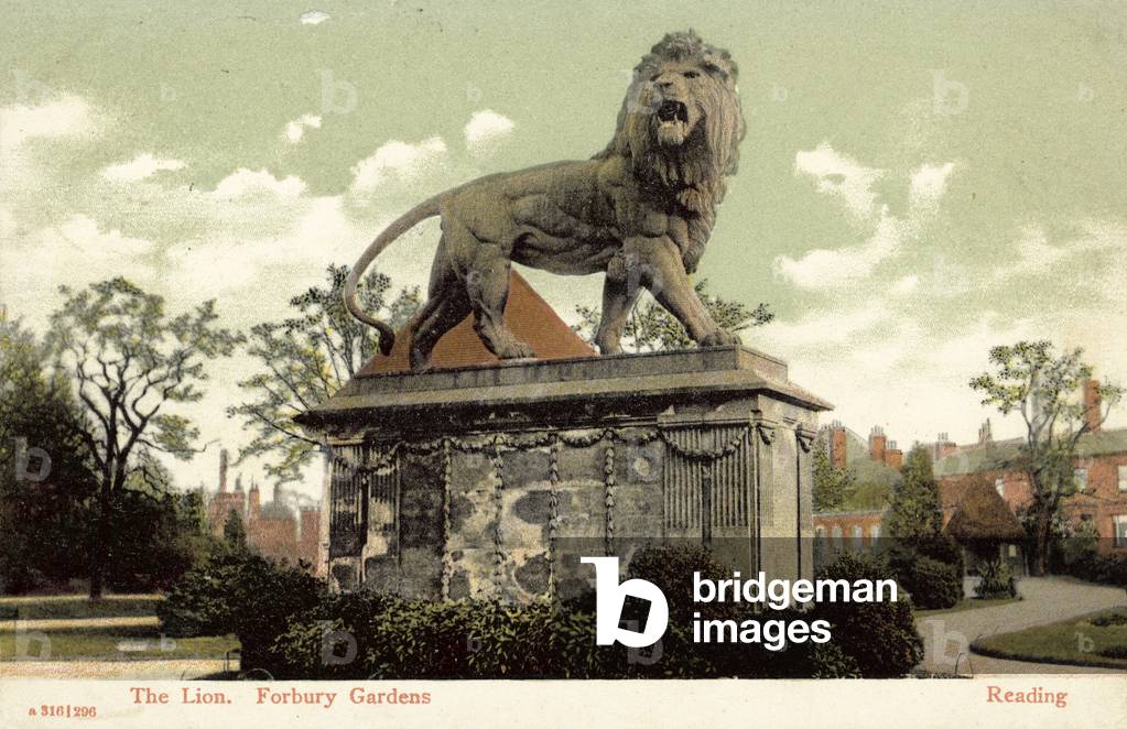 The Lion, Forbury Gardens (colour photo)
