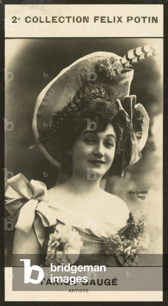 Anna Tariol-Bauge, Artiste, 1872 (b/w photo)